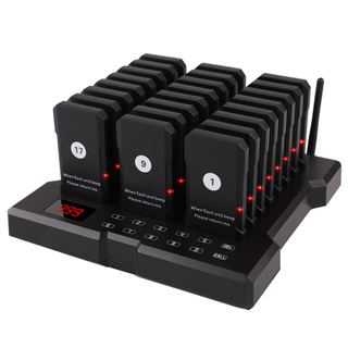 Wireless Restaurant Pager 24 Beepers Paging System Calling System for Coffee Cafe Dessert Shop Food Truck Food Court