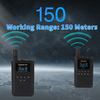 Wireless Whisper Tour Guide System 3000mAh Battery 2.4GHz Transmitter 9510T-S Receiver 9510R-S