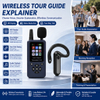 Big Screen AI Noise Reduction Transmitter Automatic Pairing and Automatic Shutoff with SD Card and Pre-recorded Audios