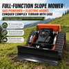 550B All-Terrain Crawler Lawn Mower, Remote Control Grass Cutter, Quiet Operation Steep Slopes Self-Propelled Mower