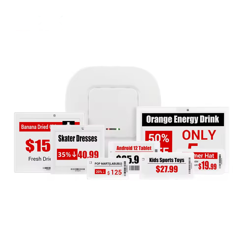 7.5 inch Supermarket Digital Price ESL Tags, Electronic Shelf Display E-paper Labels 