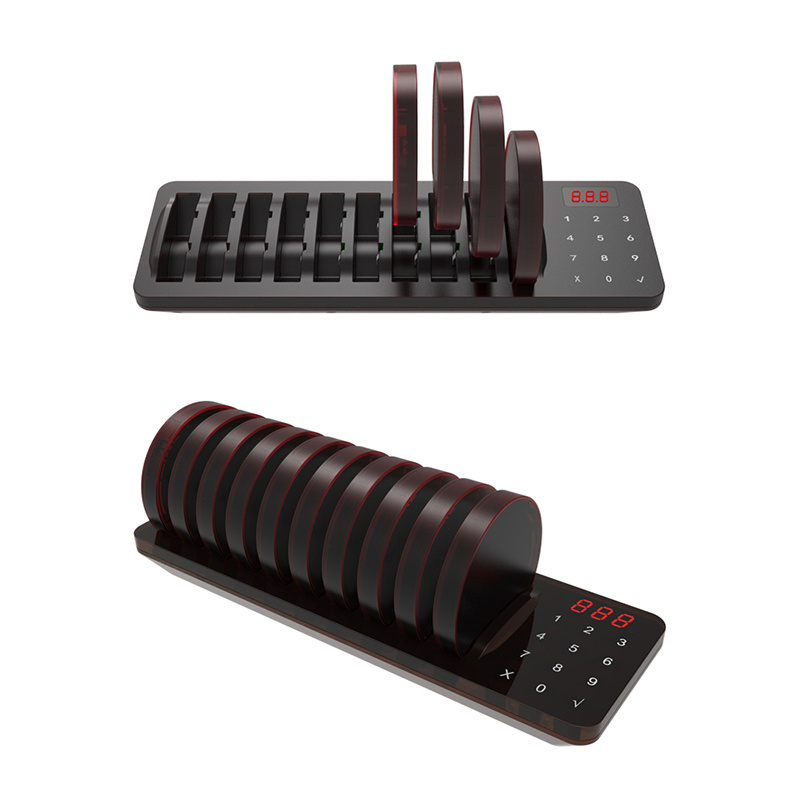 Wireless Restaurant Paging System Restaurant Pager Customer Guest 10 Pagers