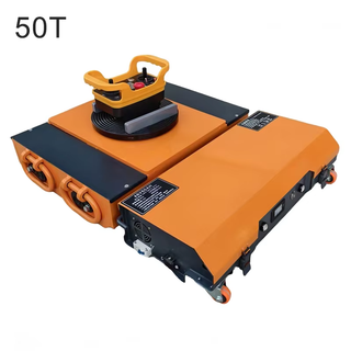50T 360° Rotational Remote Control Electric Load Moving Skate Truck, Machinery Trolley, Truck Dolly, Cargo Roller