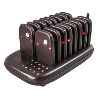 Restaurant Pager System 16 Food Truck Queue Calling Customer Beepers For Cafe Clinic Food Court Bar
