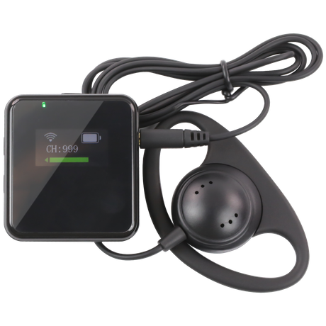 Whisper Wireless Radio Tour Guide Headset Microphone 7300R 2.4GHz
