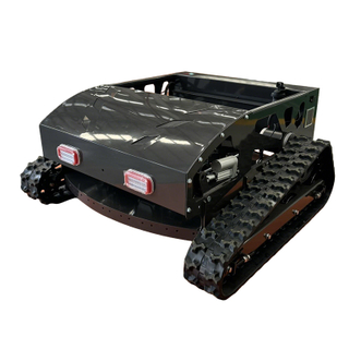 750A All-Terrain Crawler Lawn Mower, Remote Control Grass Cutter, Quiet Operation Steep Slopes Self-Propelled Mower