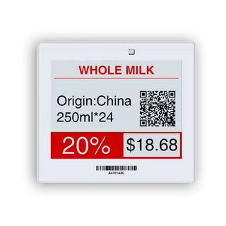 4.2 inch Supermarket Digital Price ESL Tags, Electronic Shelf Display E-paper Labels 