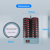 Restaurant Pager System Wireless Customer Queue Calling System 20 Beepers Buzzers with Touch Keyboard