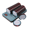Restaurant Pager System Wireless Customer Queue Calling System 16 Beepers Buzzers with Touch Keyboard