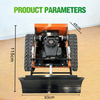 550B All-Terrain Crawler Lawn Mower, Remote Control Grass Cutter, Quiet Operation Steep Slopes Self-Propelled Mower