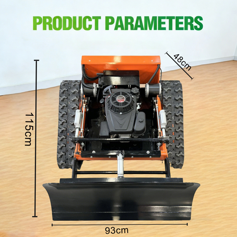 550B All-Terrain Crawler Lawn Mower, Remote Control Grass Cutter, Quiet Operation Steep Slopes Self-Propelled Mower