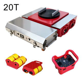 20T 360° Rotational Remote Control Electric Load Moving Skate Truck, Machinery Skate, Truck Dolly, Cargo Roller