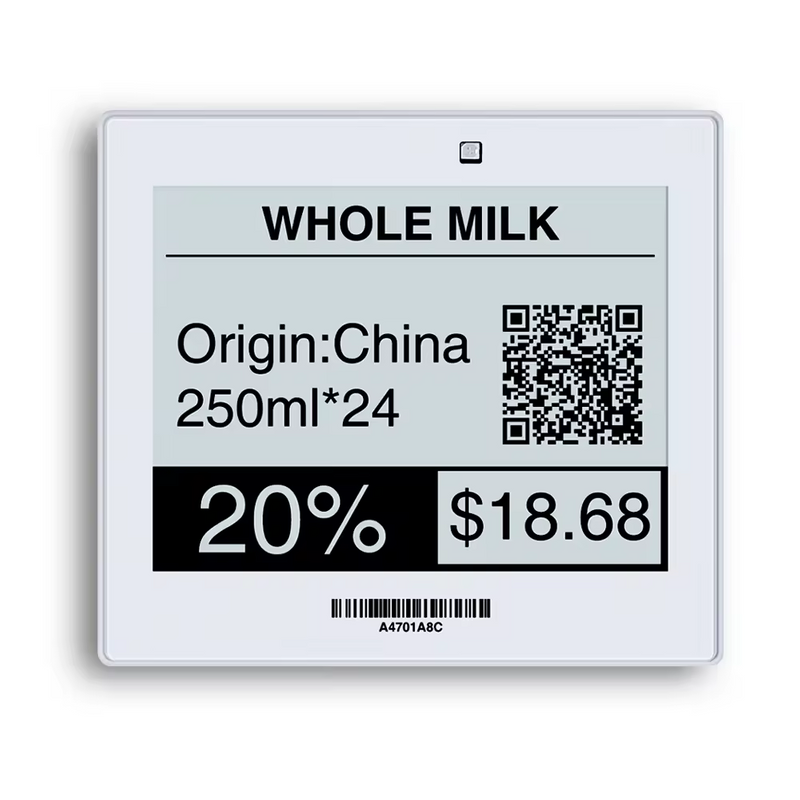 4.2 inch Supermarket Digital Price ESL Tags, Electronic Shelf Display E-paper Labels 