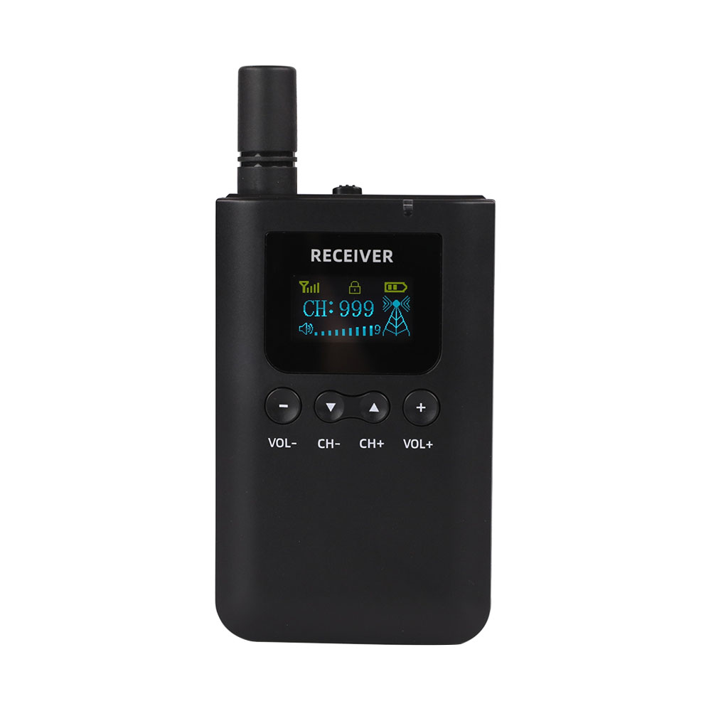 Wireless Whisper Tour Guide System 3000mAh Battery 2.4GHz Transmitter 9510T-S Receiver 9510R-S