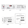 3.52 inch Supermarket Digital Price ESL Tags, Electronic Shelf Display E-paper Labels 
