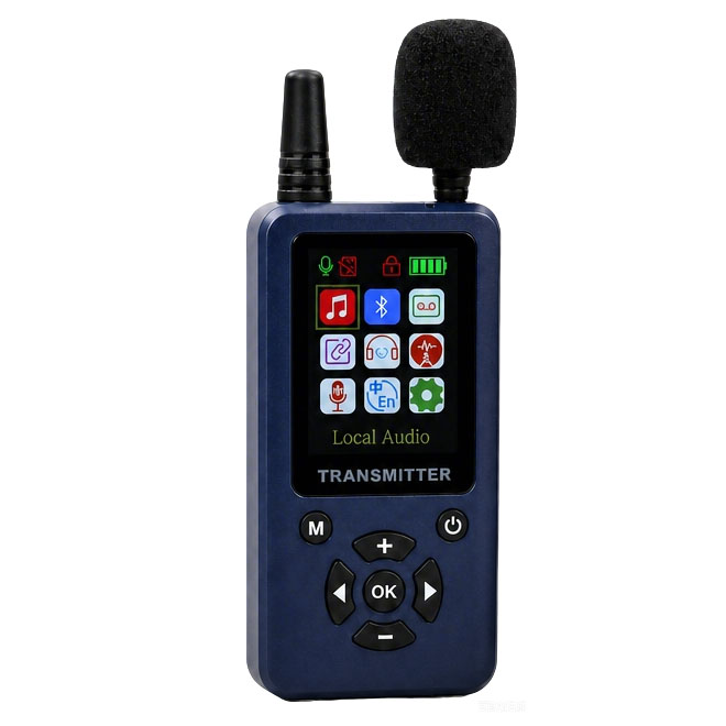 2.4GHz Not in Ear Type Super Small Earpiece Receiver M90R with Thick Hook Screen, UV Disinfection Charging Case