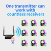 2.4GHz Color Changing Wireless Hifi Silent Party Headphones Silent Disco Headsets