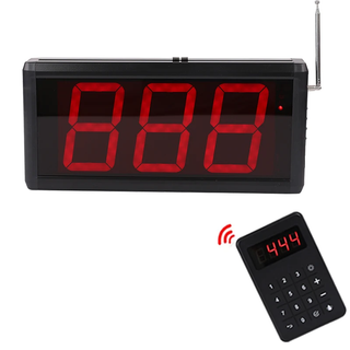 Wireless Queue Number Calling System Restaurant Pager Queue Management System Wireless Keyboard Calling for Bank Clinic