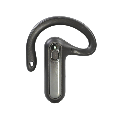 2.4GHz Not in Ear Type Super Small Earpiece Receiver M90R with Thick Hook Screen, UV Disinfection Charging Case