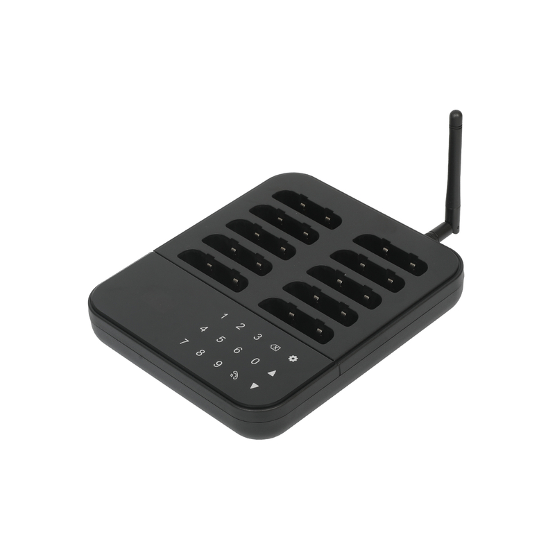 Digital Number Wireless Restaurant Pager System, 10 Buzzer Beeper Calling System 