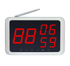 Wireless calling system digital number display receiver with 3 called number in 2 digits