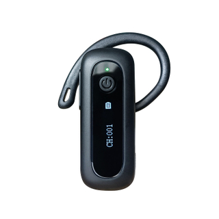 2.4GHz Not in Ear Type Earpiece Receiver 718RS with Thick Hook Screen, UV Disinfection Charging Case