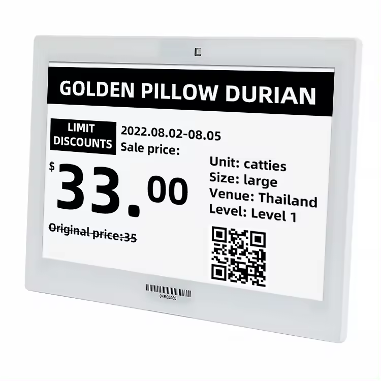 7.5 inch Supermarket Digital Price ESL Tags, Electronic Shelf Display E-paper Labels 