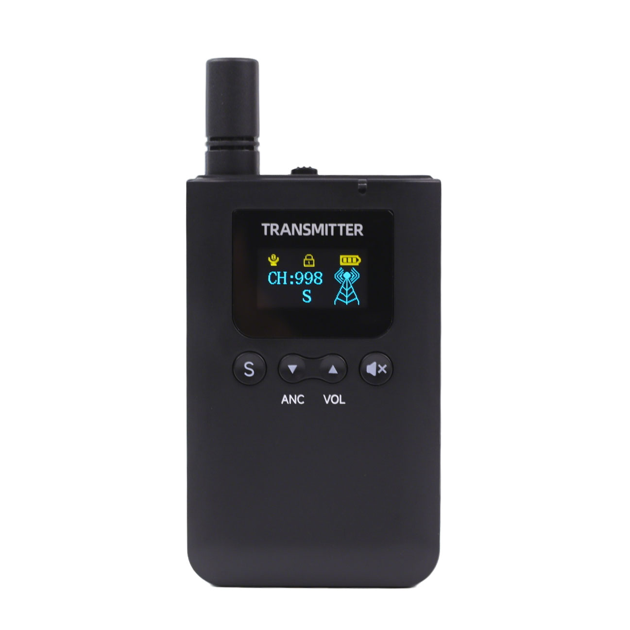 3 Transmitters Talking in the Same Channel, Wireless Whisper Tour Guide System 3000mAh Battery 2.4GHz