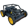 550A All-Terrain Crawler Lawn Mower, Remote Control Grass Cutter, Quiet Operation Steep Slopes Self-Propelled Mower