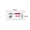 2.13inch Supermarket Digital Price ESL Tags, Electronic Shelf Display E-paper Labels 