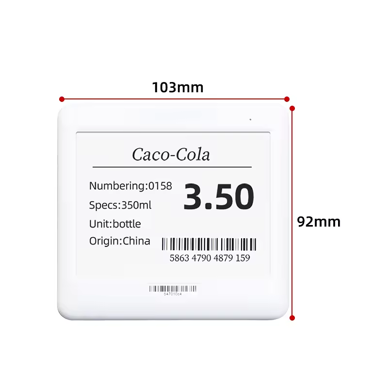 4.2 inch Supermarket Digital Price ESL Tags, Electronic Shelf Display E-paper Labels 