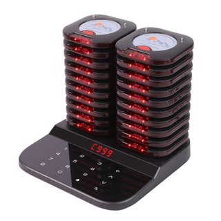 Wireless Calling Paging System 20 Beepers Buzzers Pagers for Food Truck Church Coffee House Cafe Food Court
