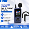 2.4GHz Not in Ear Type Super Small Earpiece Receiver M90R with Thick Hook Screen, UV Disinfection Charging Case