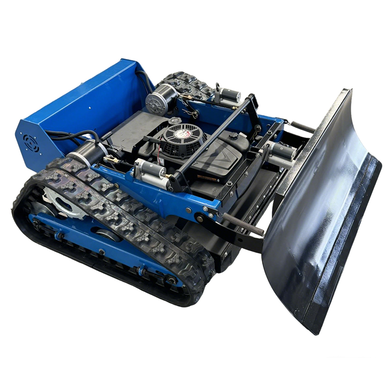 550B All-Terrain Crawler Lawn Mower, Remote Control Grass Cutter, Quiet Operation Steep Slopes Self-Propelled Mower